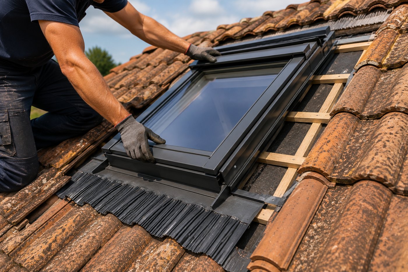Installation et remplacement de Velux par GPM Couverture, couvreur à Manneville-ès-Plains en Seine-Maritime
